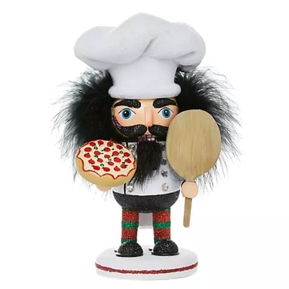 Kurt Adler Hollywood Pizza Chef Nutcracker BNIB